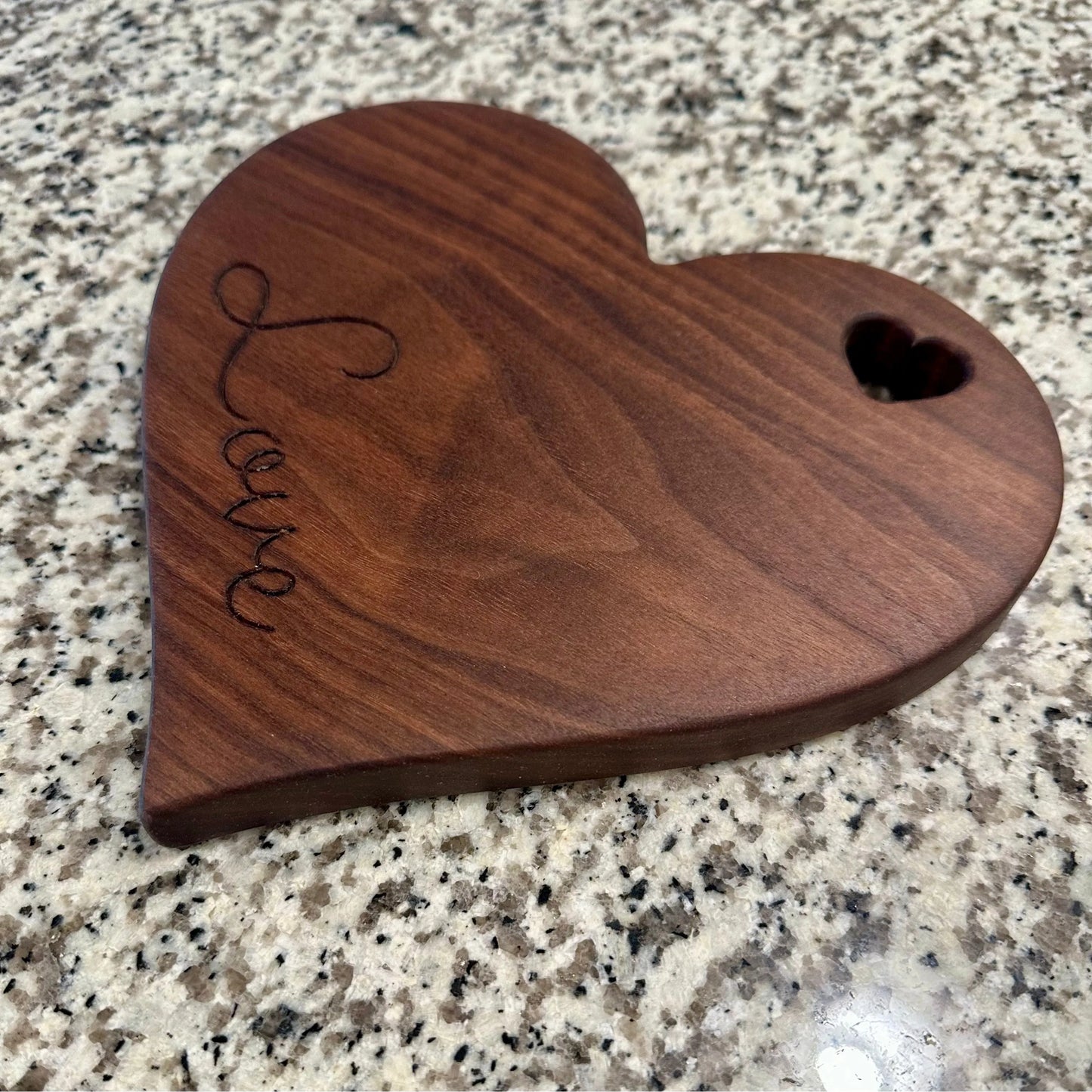 Small Heart Shaped Charcuterie Board Reigada Woodworking