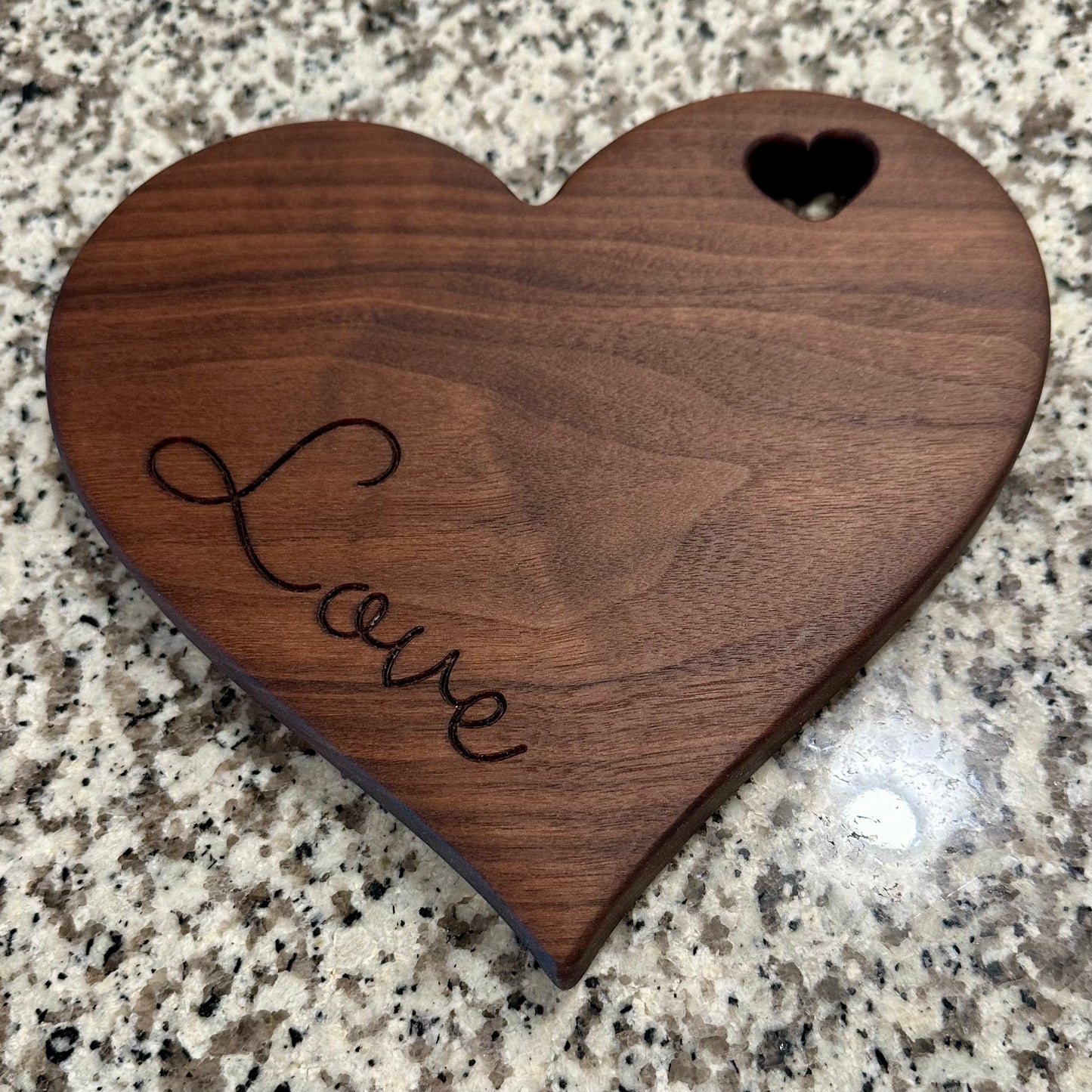 Small Heart Shaped Charcuterie Board Reigada Woodworking