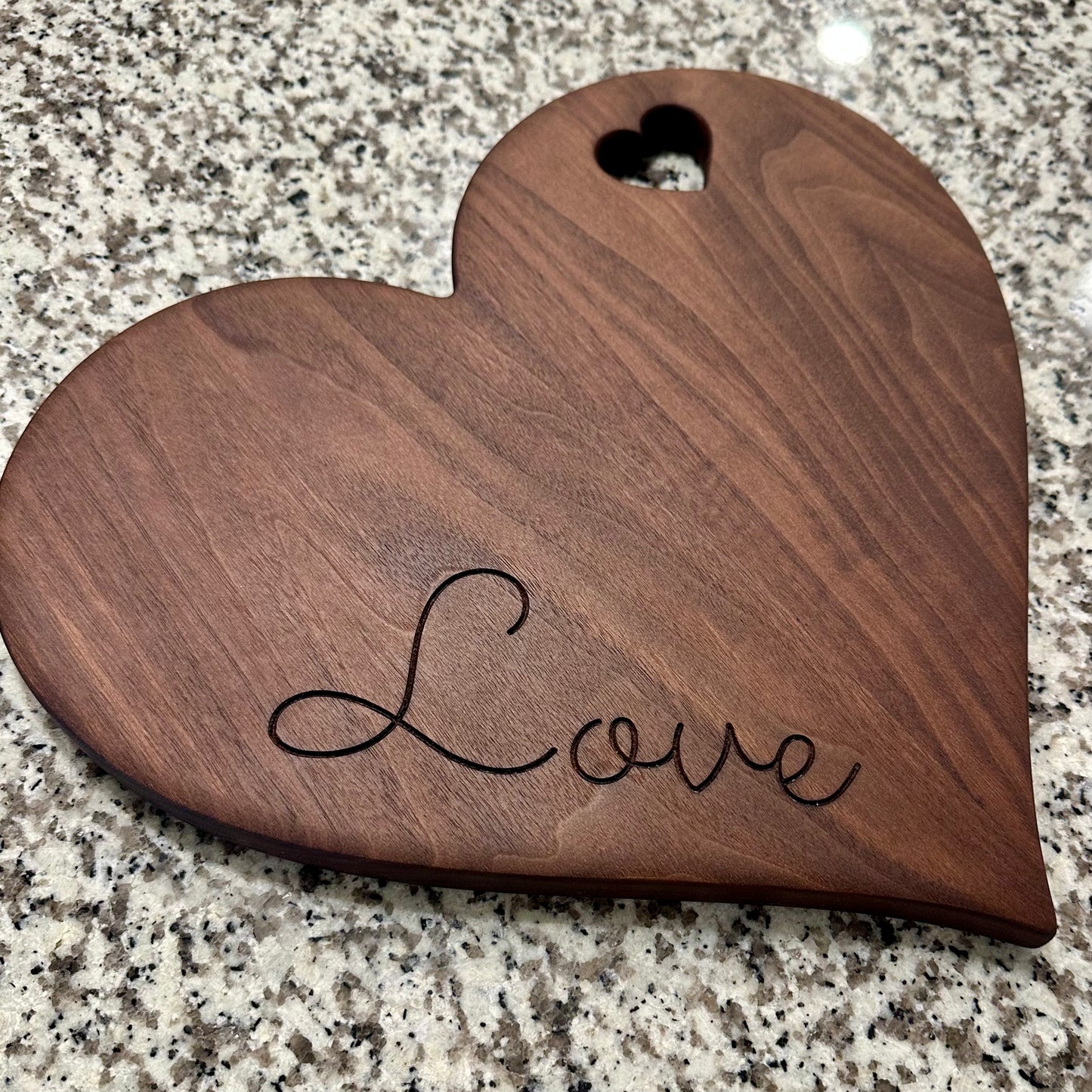 Large Heart Shaped Charcuterie Board Reigada Woodworking