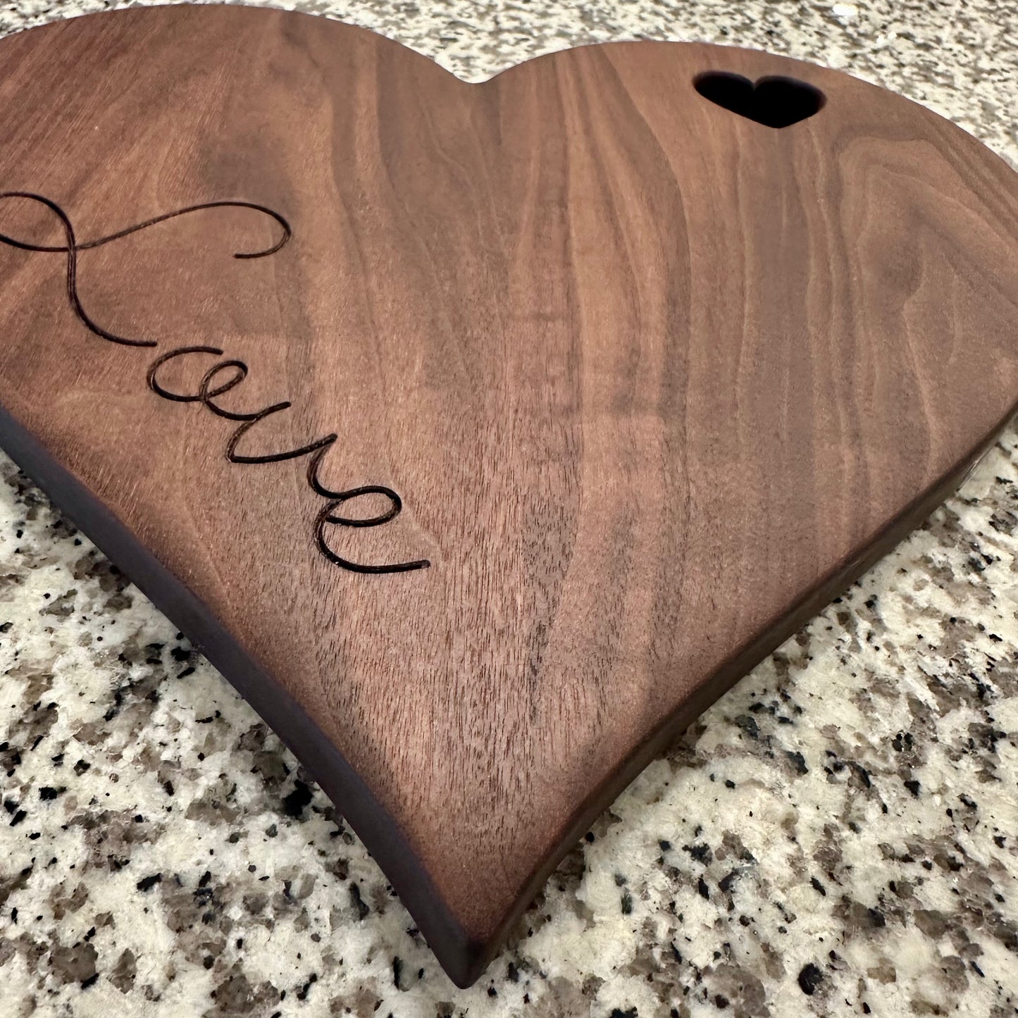 Large Heart Shaped Charcuterie Board Reigada Woodworking