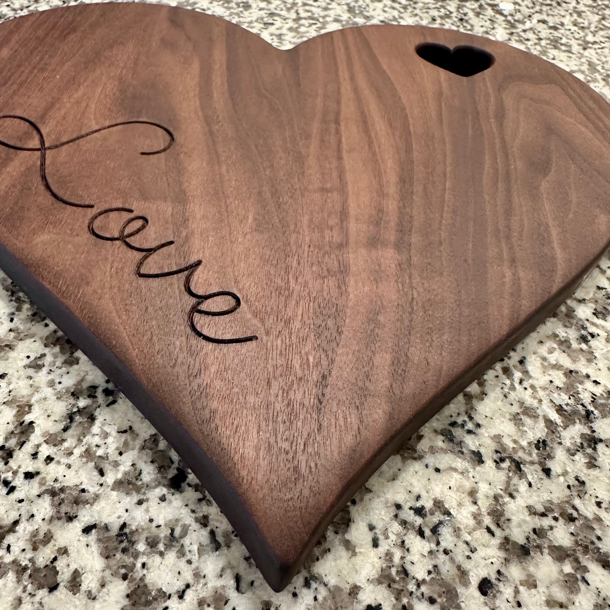 Large Heart Shaped Charcuterie Board Reigada Woodworking