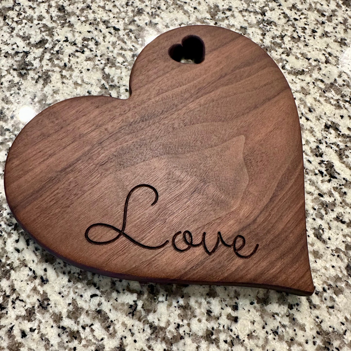 Small Heart Shaped Charcuterie Board Reigada Woodworking