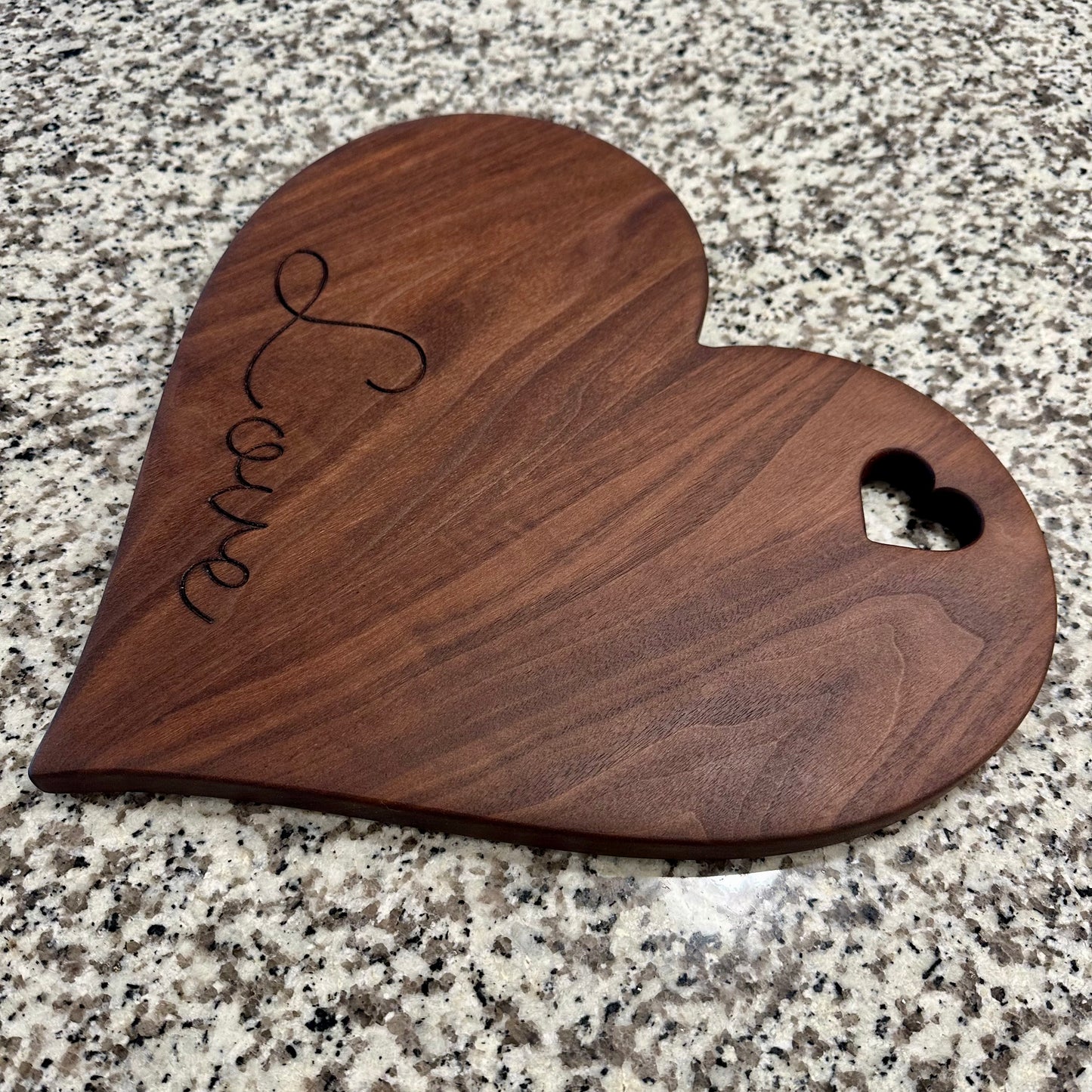 Large Heart Shaped Charcuterie Board Reigada Woodworking