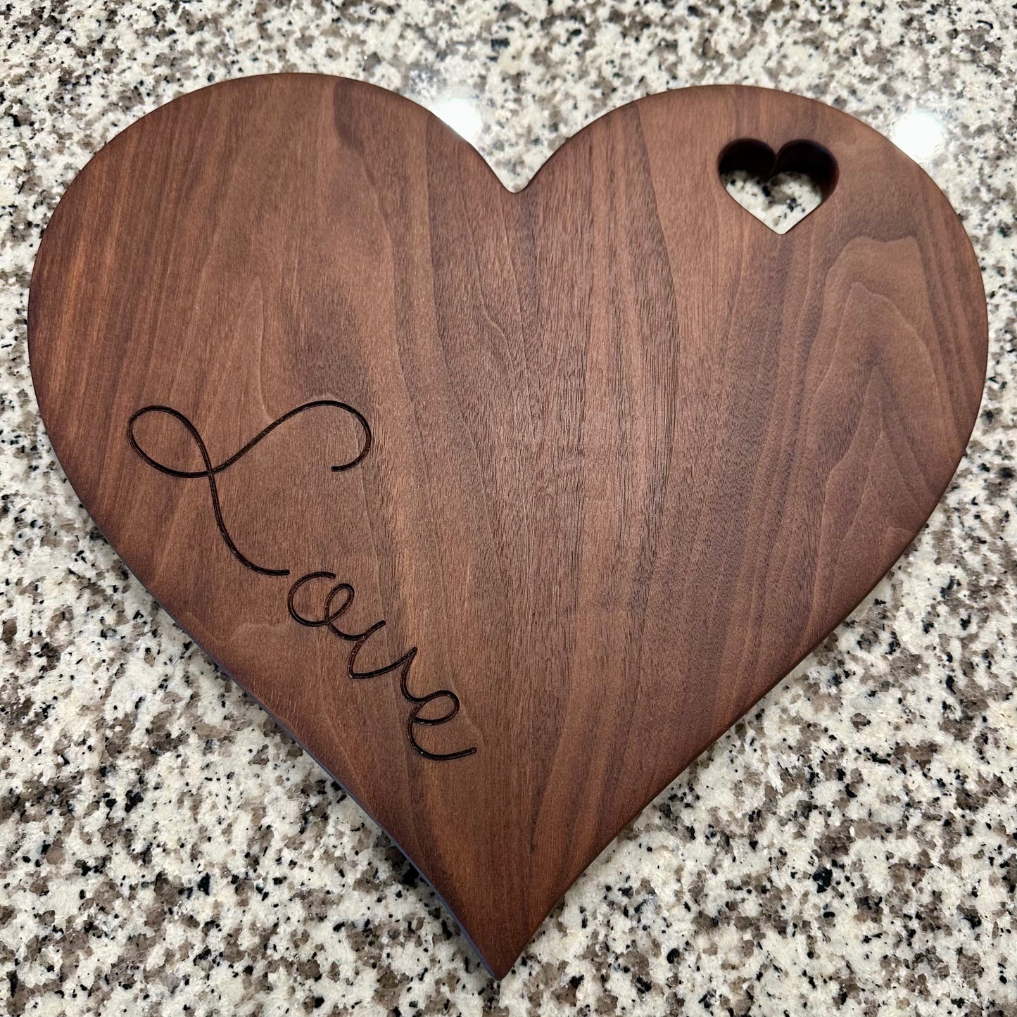 Large Heart Shaped Charcuterie Board Reigada Woodworking