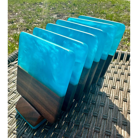 Coaster set with Stand Reigada Woodworking