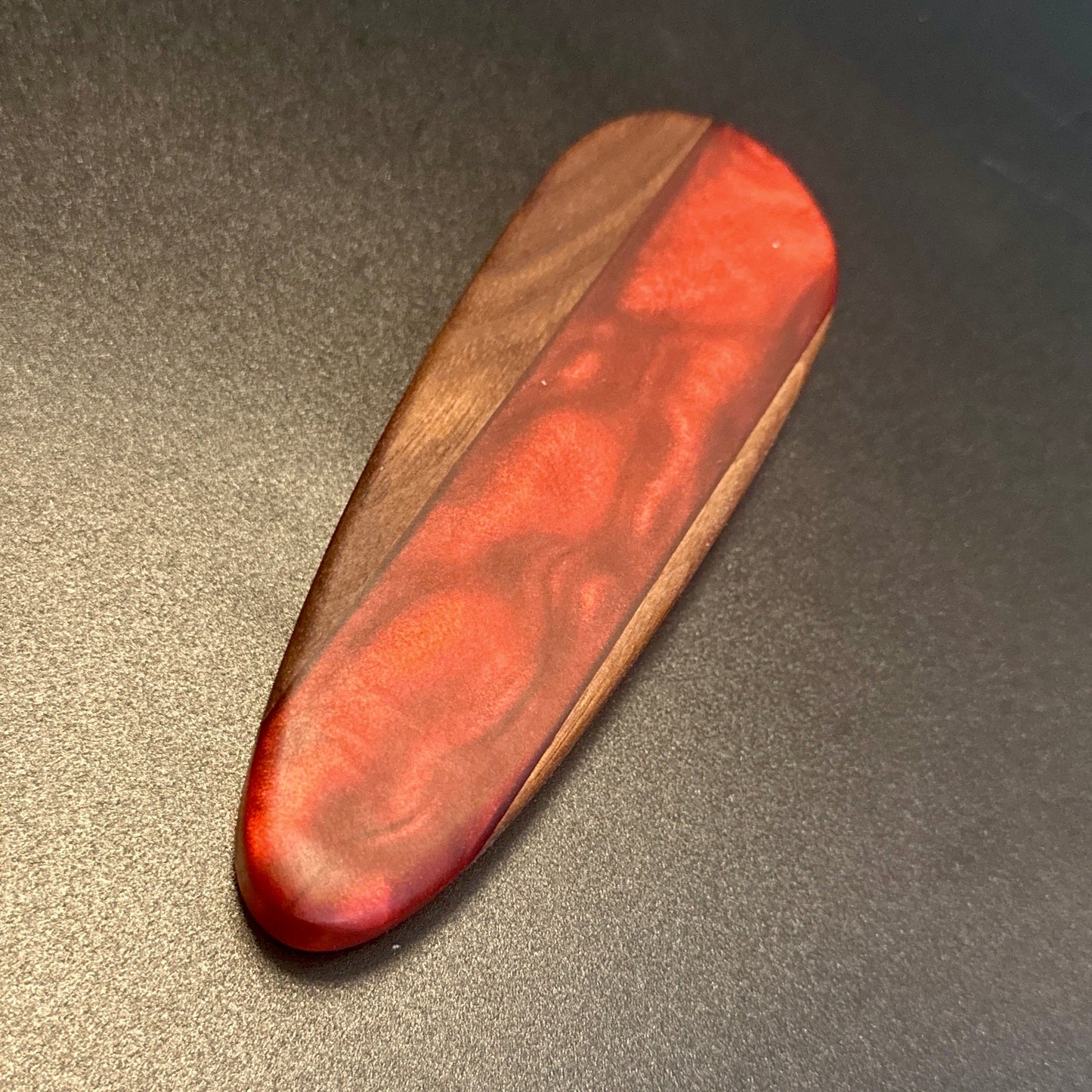 Bottle Opener - Walnut with Yamagata Red Epoxy Reigada Woodworking