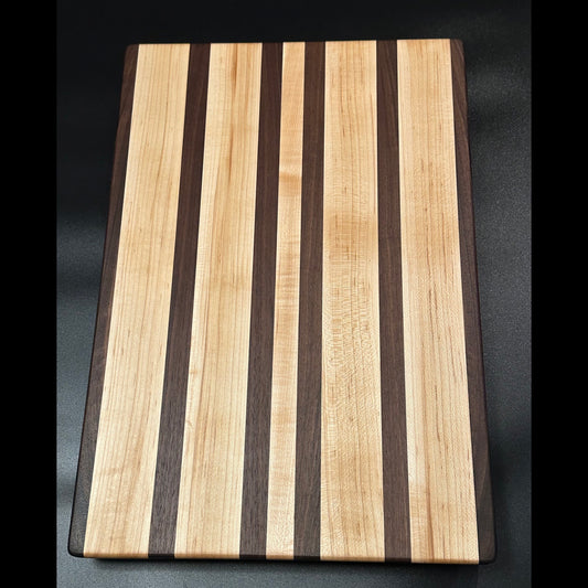 Cutting Board - 12x18 Hard Maple w/ Walnut Reigada Woodworking